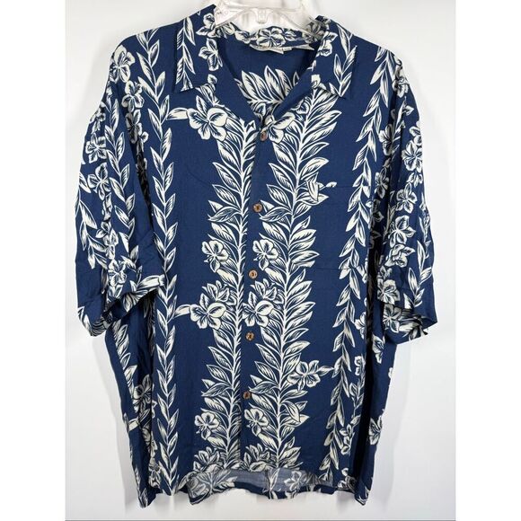 Point Zero Other - Point Zero island Paradise 100% rayon short sleeve Men’s button front style shir